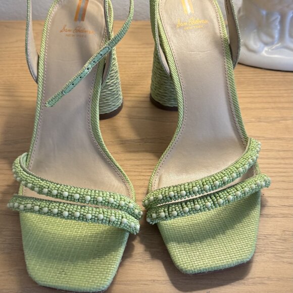Sam Edelman Green Kia Sandals - Picture 2 of 6